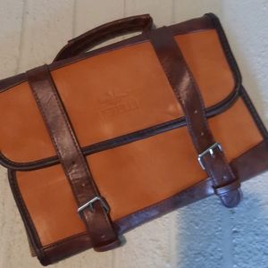 Vetelli Men's Leather Travel Bag NWOT